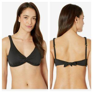 NWT Tommy Bahama Pearl Underwire Twist Front Bra Swim Top Stretch Swimwear $89 S